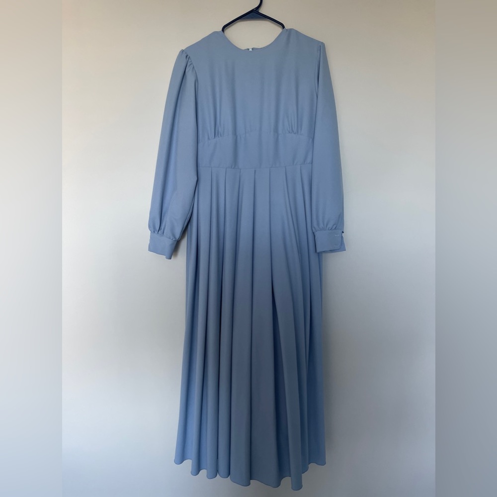 Annah Hariri Dress Abaya Islamic Attire modest maxi dress blue summer dress